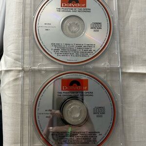 The Phantom of the Opera 2-Disc CD Set – Original Cast Recording Polydor 1987